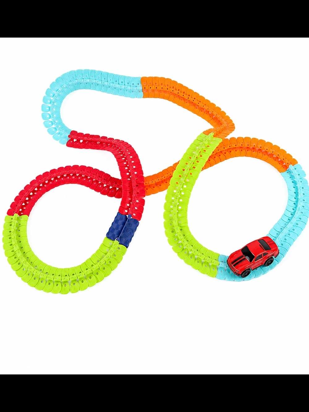 🏎️ BATTERY-OPERATED RACE CAR TRACK SET 🏁